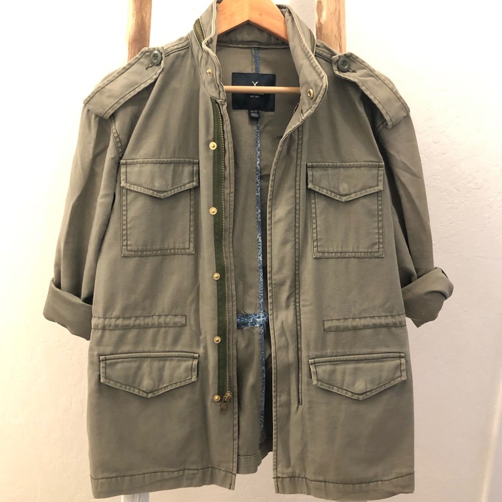 American Eagle Outfitters military style jacket